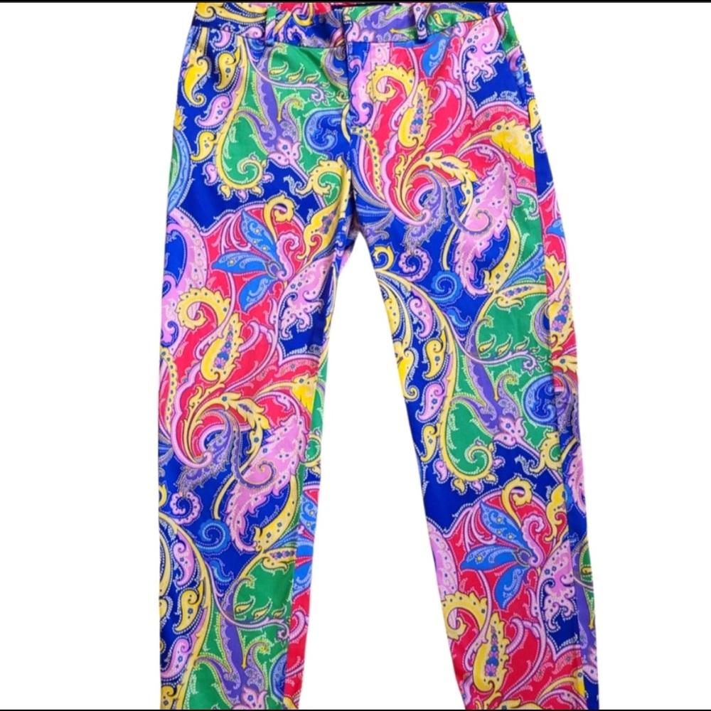 Ralph Lauren Paisley Golf Pants size 6
